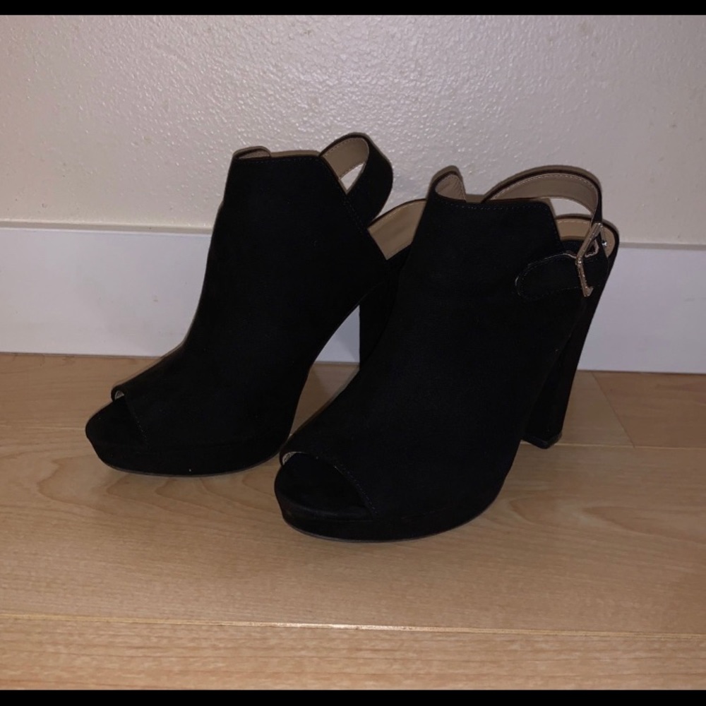 Black woman's heels